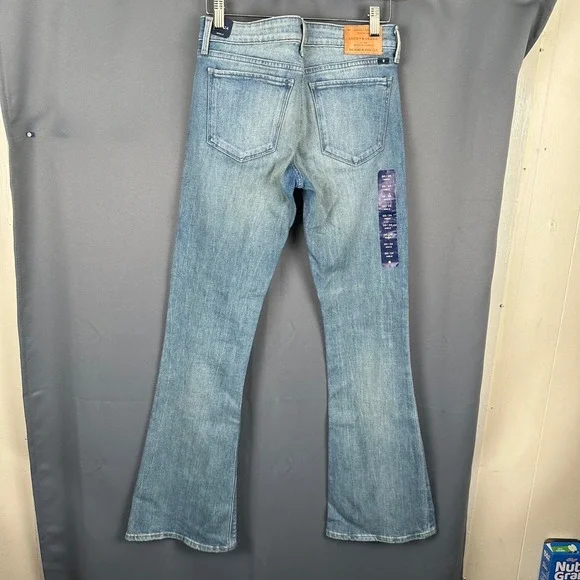 Lucky Brand Stella Boot Low Rise Italian Denim Jeans Waterstop Blue 00/24 Ankle - Picture 8 of 11